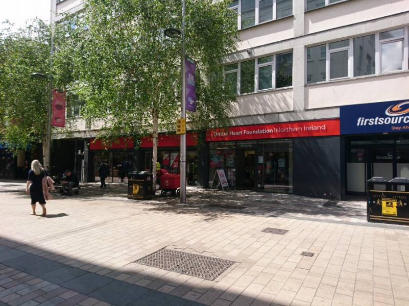 THE BRITISH HEART FOUNDATION RELOCATE IN BELFAST