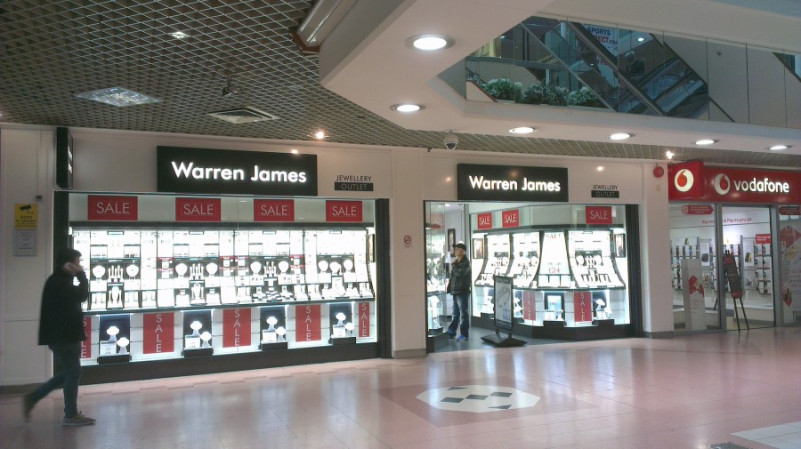 Warren James regear in the Richmond Centre Derry.